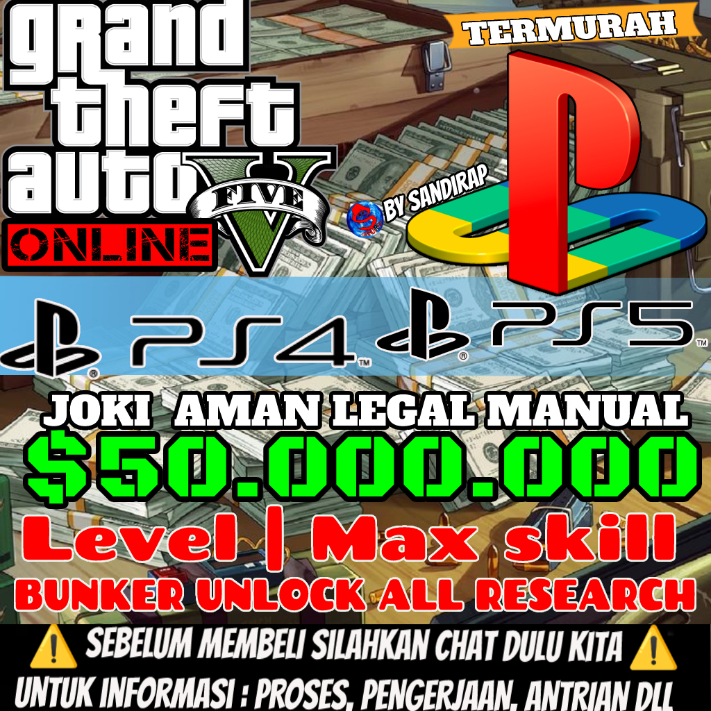 Jual PS4 DAN PS5 UANG GTA 5 ONLINE Shopee Indonesia
