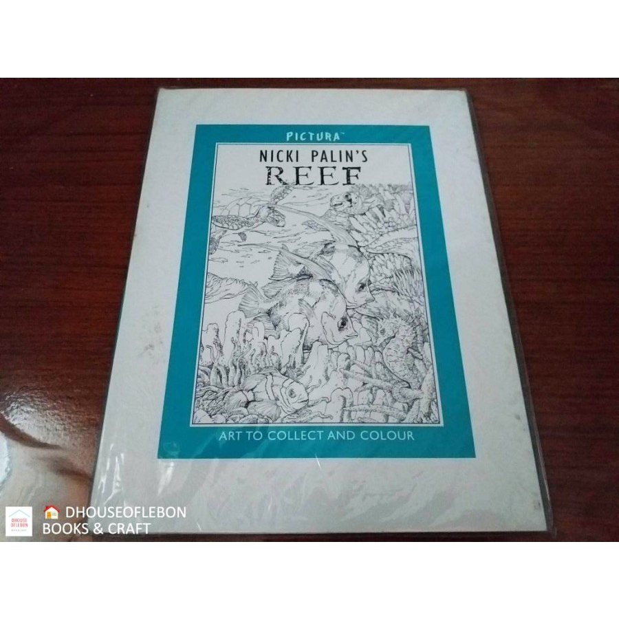 Jual PICTURA COLORING BOOK REEF BY NIKKI PALIN'S Shopee Indonesia