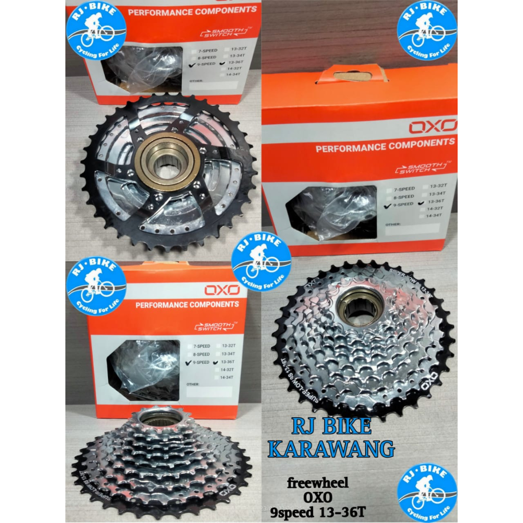 Jual GEAR BELAKANG SEPEDA MODEL DRAT FREEWHEEL OXO 9SPEED 13-36T ...