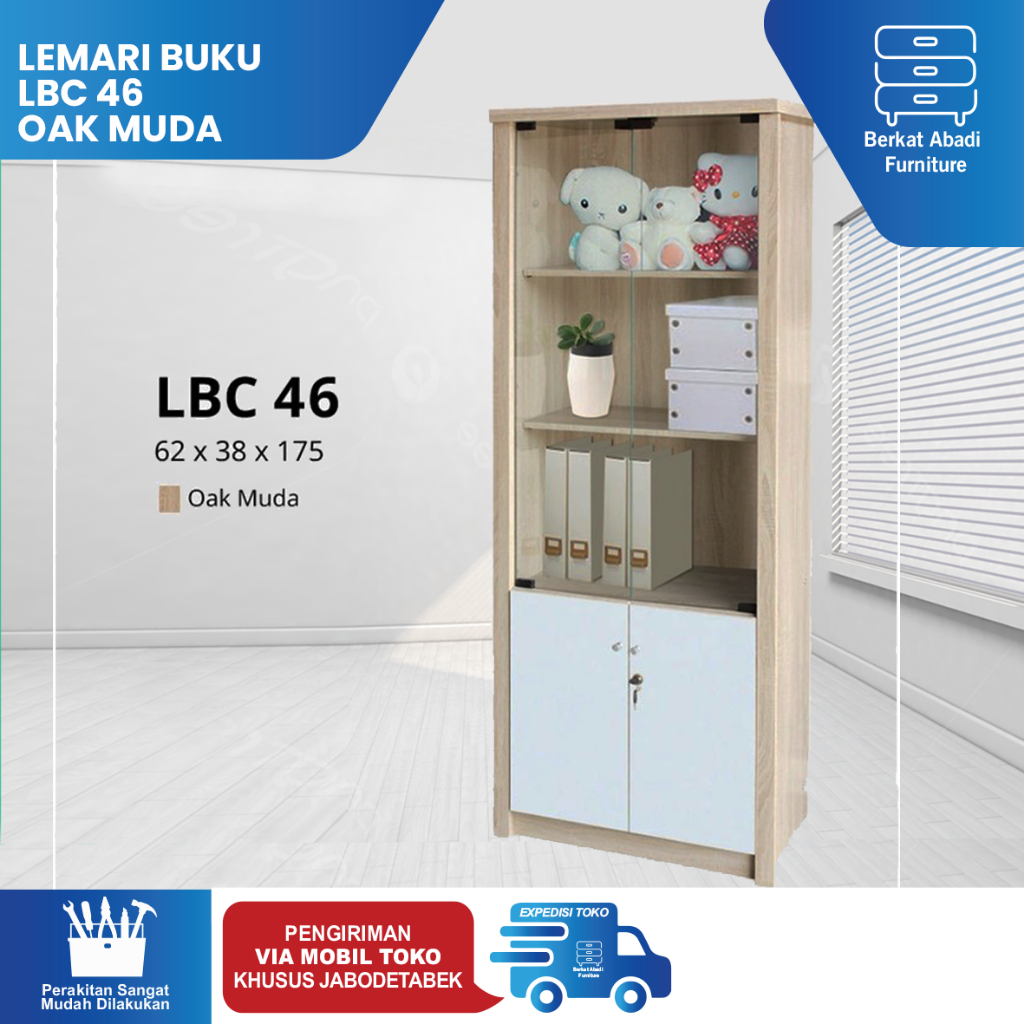 Jual Lemari Buku Lemari Kantor Lemari Arsip File Cabinet Lunar LBC 46 ...