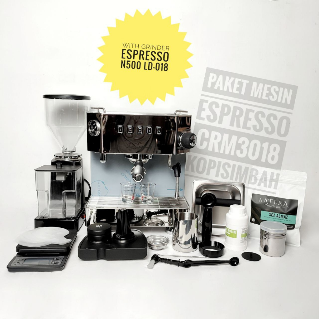 Jual Paket Mesin Kopi Espresso Gemilai Crm Electric Coffee