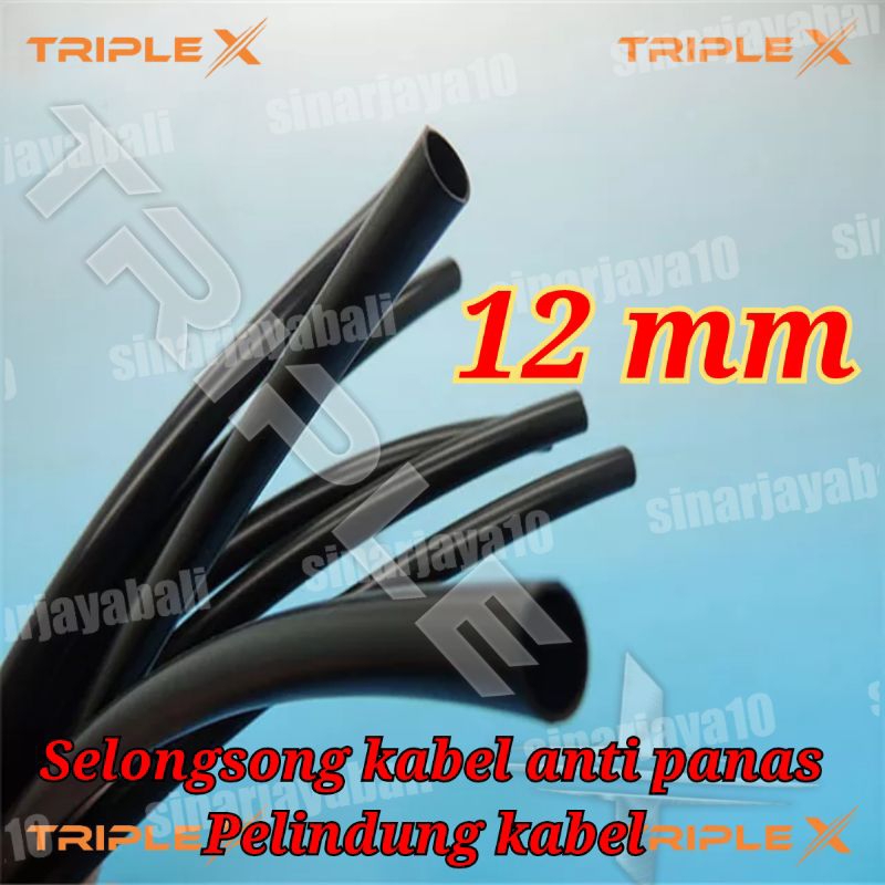 Jual Selang Pembungkus Kabel Selongsong Kabel Anti Panas Pvc Tube Karet