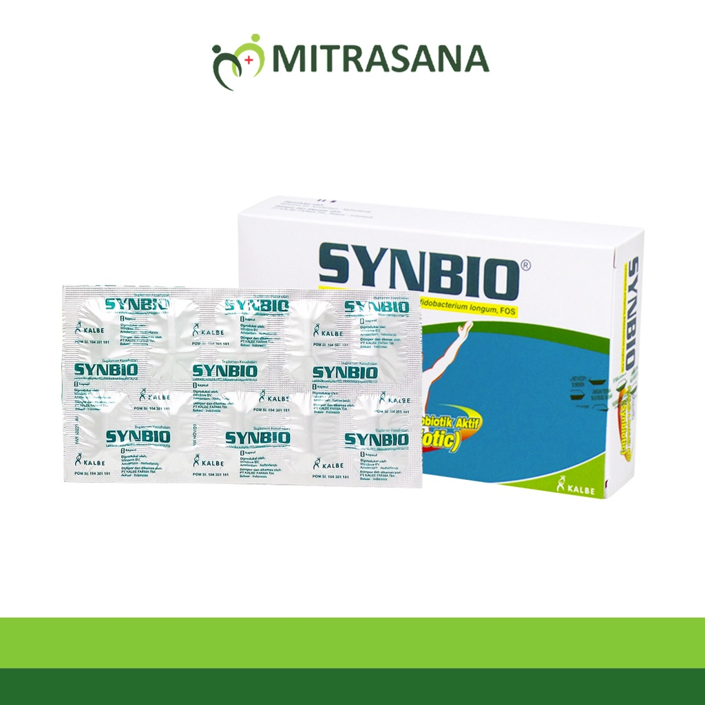Jual Synbio 30 Kapsul Suplemen Probiotik dan Prebiotik Dewasa | Shopee ...
