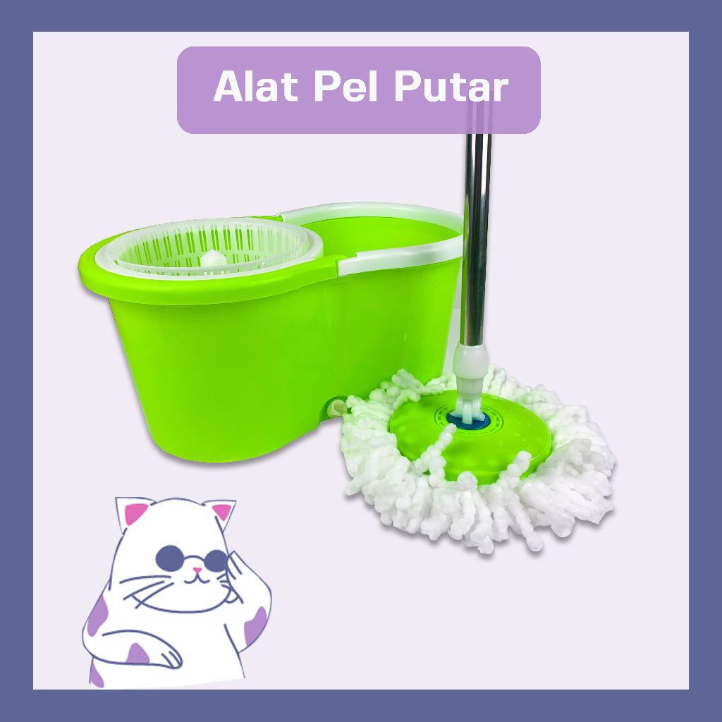 Jual Alat Pel Putar Lantai Ultra Mop Putar Otomatis Dan Praktis Shopee Indonesia