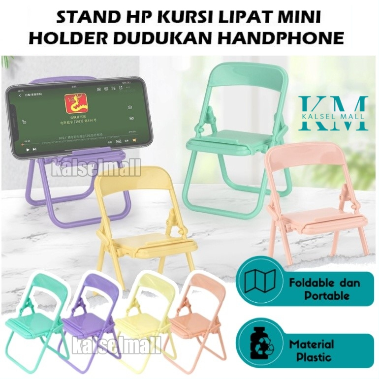 Jual Stand Holder Hp Model Kursi Lipat Universal Dudukan Penyangga