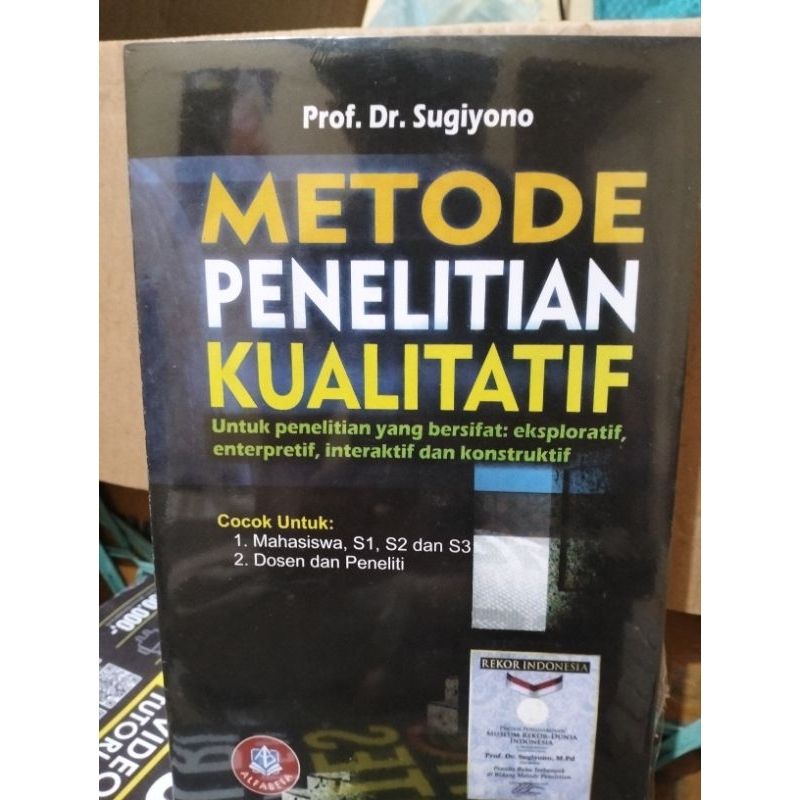Jual Metode Penelitian Kualitatif By Sugiono | Shopee Indonesia