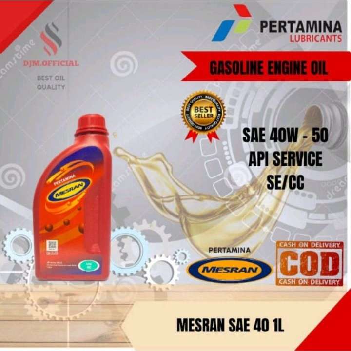Jual MESRAN SAE 40 1 LITER - PERTAMINA LUBRICANTS | Shopee Indonesia