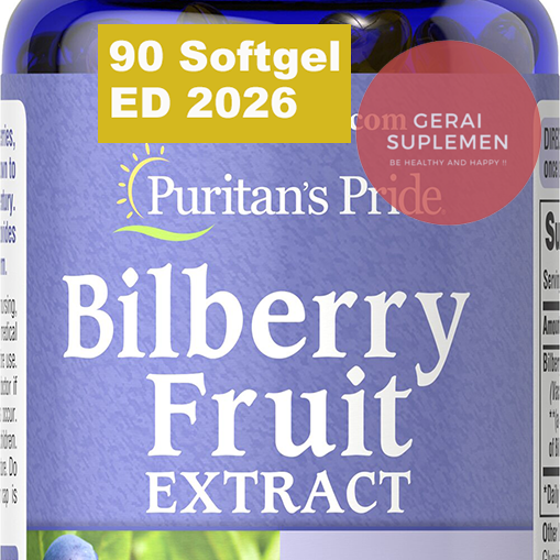 Jual BILBERRY Extract 1000 mg Puritans Pride Vitamin Mata Shopee