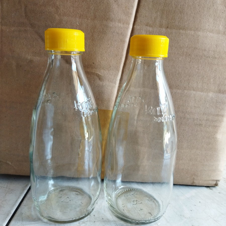 Jual BOTOL KACA 250ML - Kuning, Standar | Shopee Indonesia