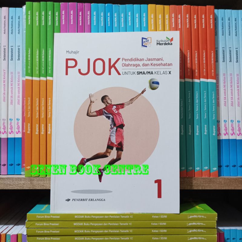 Jual Buku PJOK Kelas 1/X 10 SMA Erlangga Kurikulum Merdeka | Shopee ...