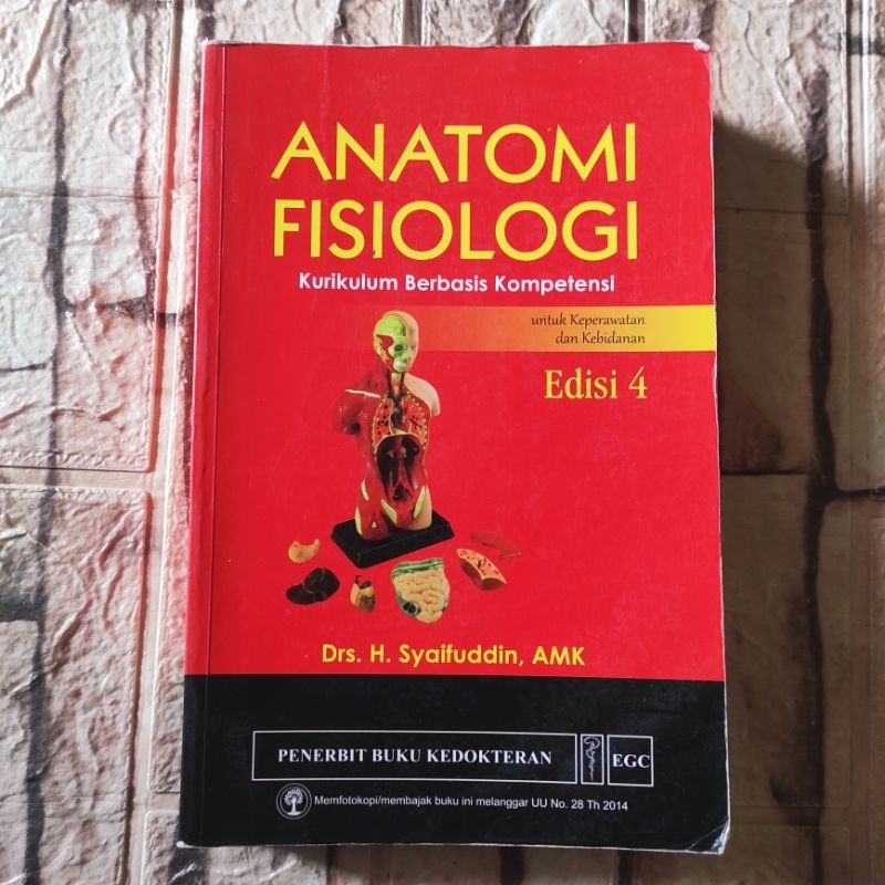 Jual (ori) Buku Anatomi Fisiologi Edisi 4 Syaifuddin | Shopee Indonesia