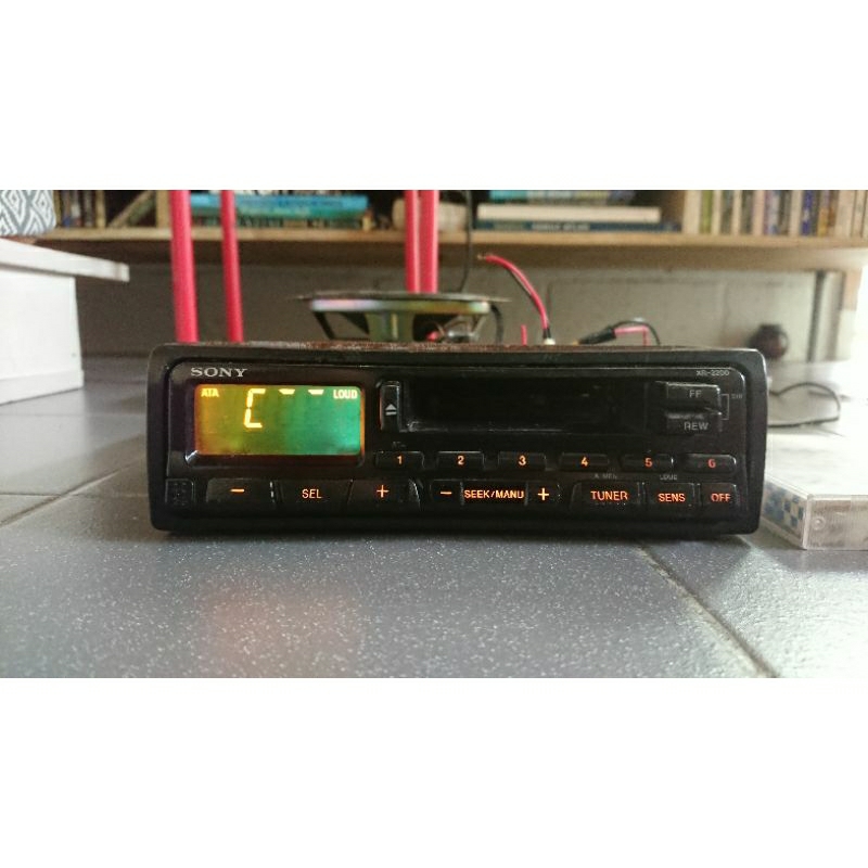 Jual Sony XR3200 Vintage Single Din Kaset Car Stereo Tape Deck Mobil