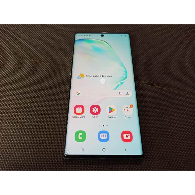 Jual Samsung Galaxy Note Plus Gb Aura Blue Bekas Shopee