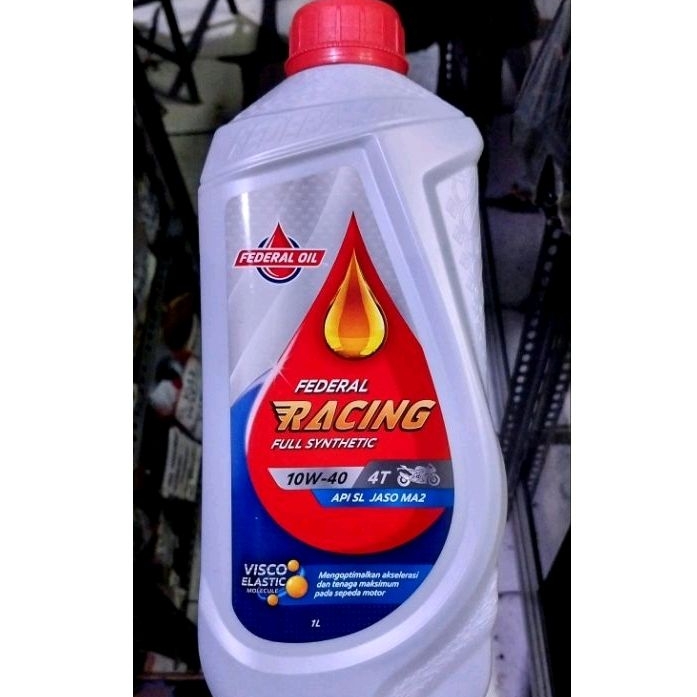 Jual OLI FEDERAL RACING 1LITER FULL SYNTHETIC | Shopee Indonesia
