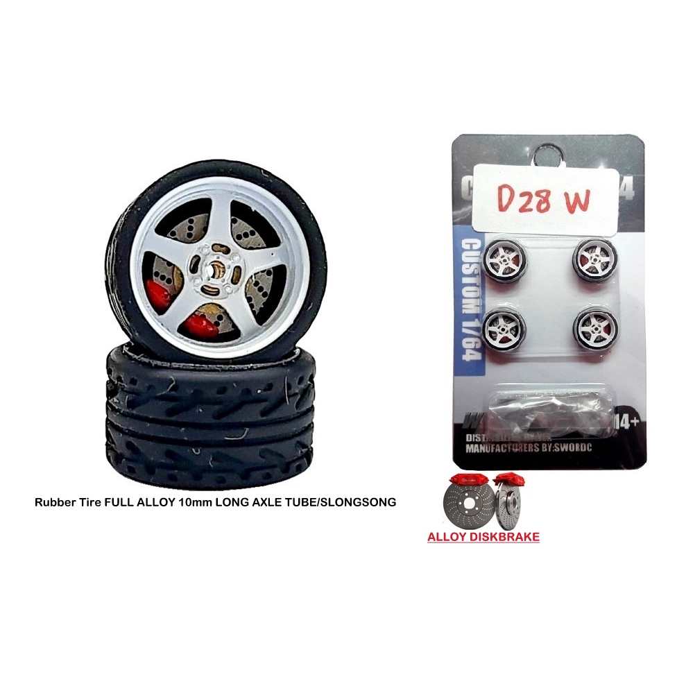 Jual Ban Karet HW PREMIUM RIMS D28P BG With Disk Brake and TyreBomb ...