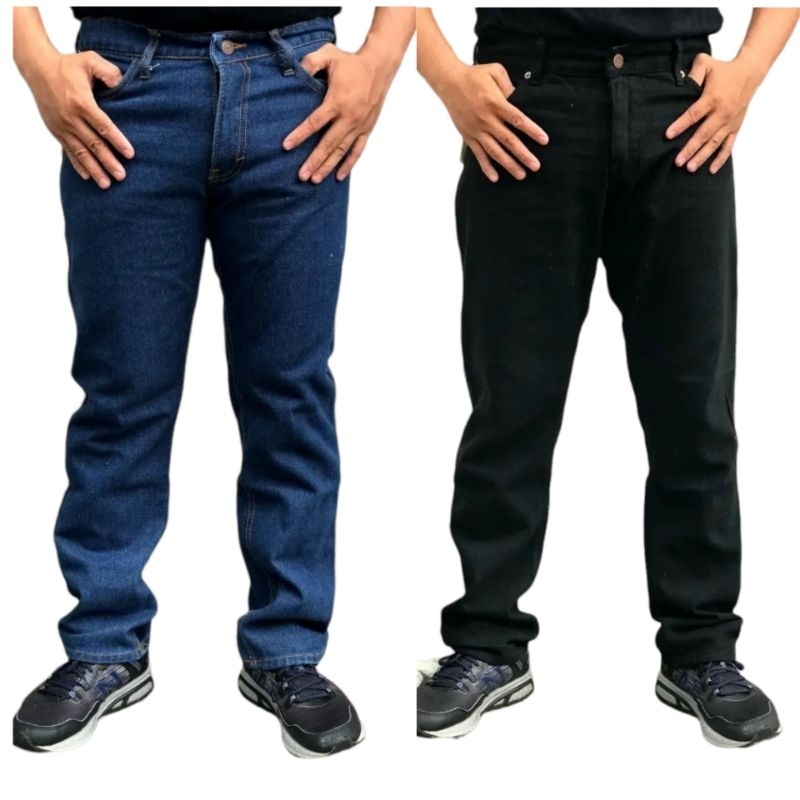 Jual [PROMO] CELANA JEANS PRIA KERJA REGULER BAHAN DENIM UKURAN 28-38