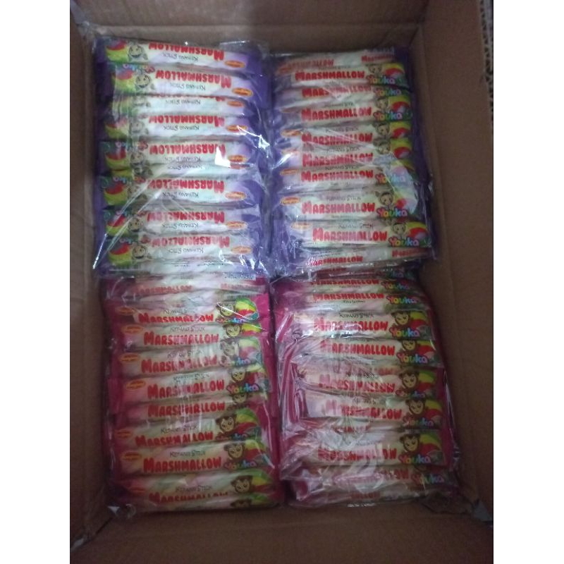 Jual Marshmallow Youka Kepang Stick 20 x 6g Shopee Indonesia