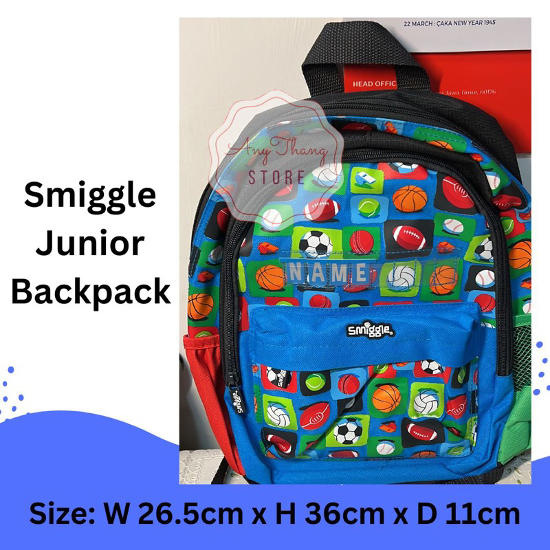 Smiggle Backpack (Junior-Big size) ORI