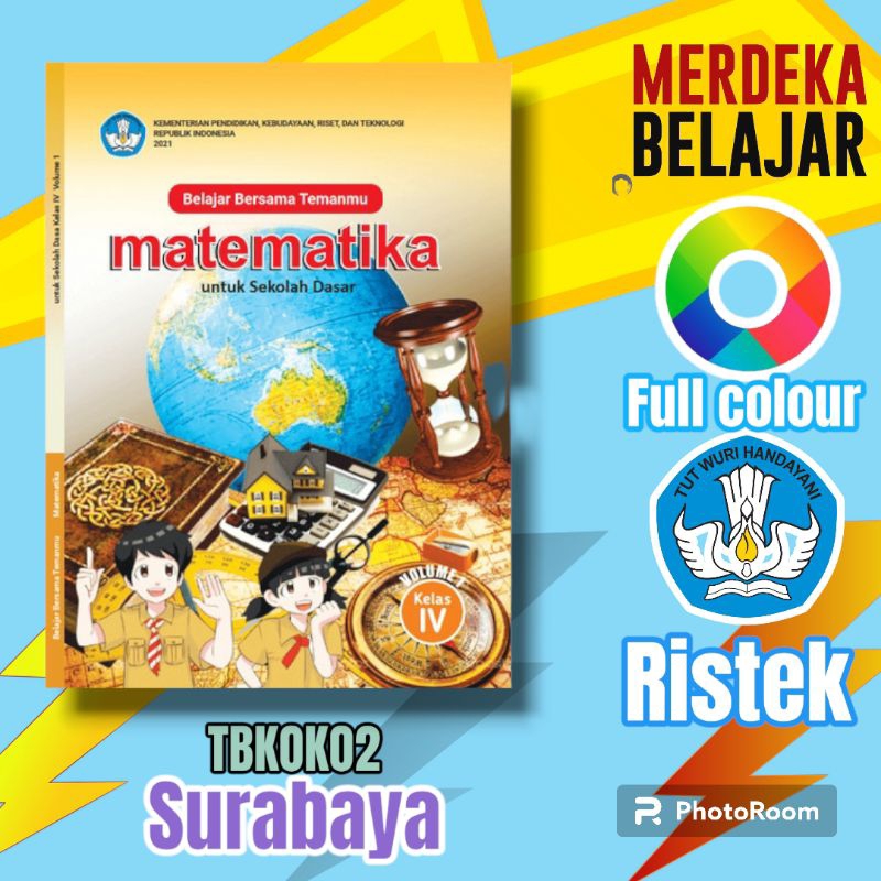 Jual BUKU MATEMATIKA SD KELAS 4 VOLUME 1 KURIKULUM MERDEKA SEKOLAH ...