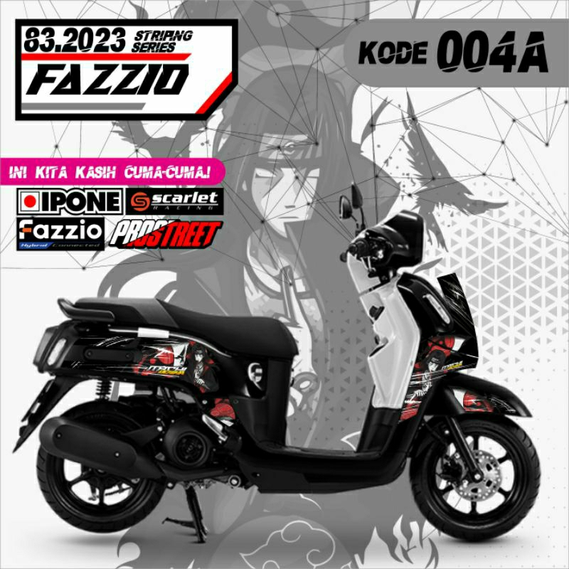 Jual DECAL custom fazzio 125 striping variasi yamaha fazzio Stiker ...