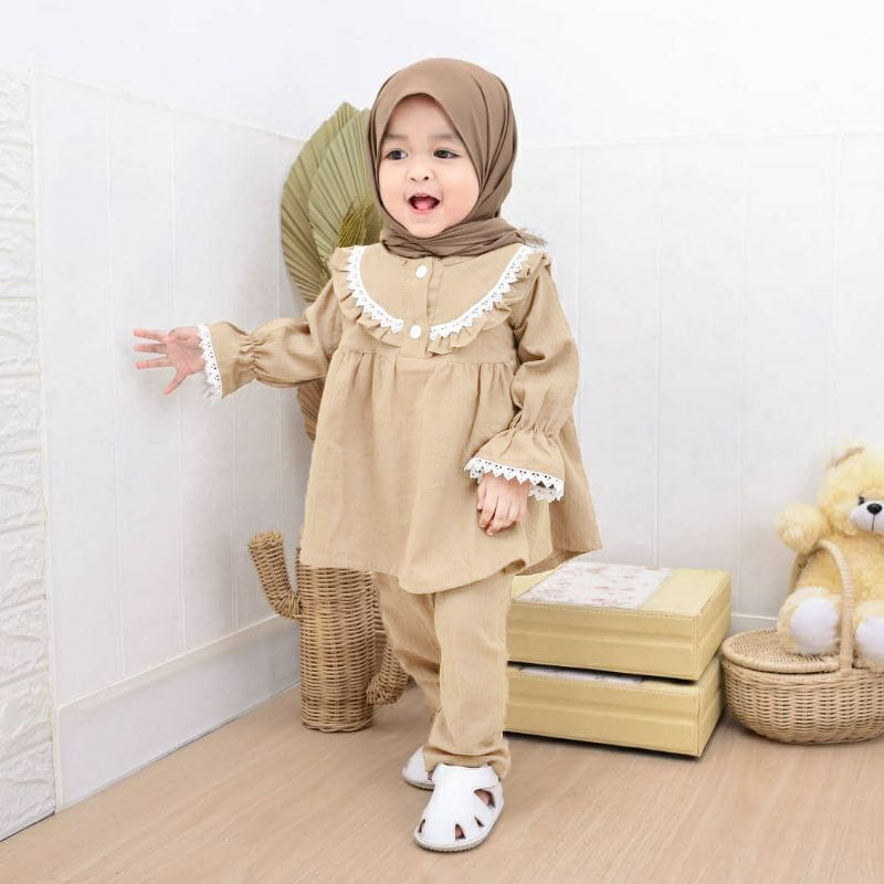 Jual Mikaila Set Baju Anak Perempuan Usia 15 Tahun / Setelan Anak