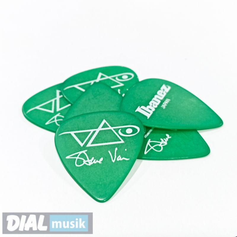 Médiators Ibanez Signature Steve Vai - Lot De 6, 1.0mm, Polyacétal, Forme Larme - Pour Guitare électrique