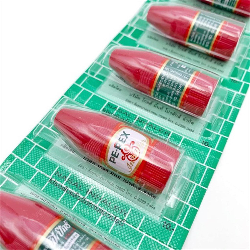 Jual PE-PEX Inhaler Thailand [EXP JAN.2028] PE PEX Nasal Congestion ...