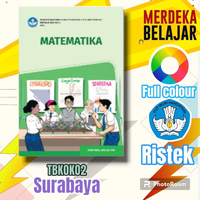 Jual Buku Matematika Smp Kelas 8 Smp Edisi New Kurikulum Merdeka Sekolah Penggerak 2023 Shopee