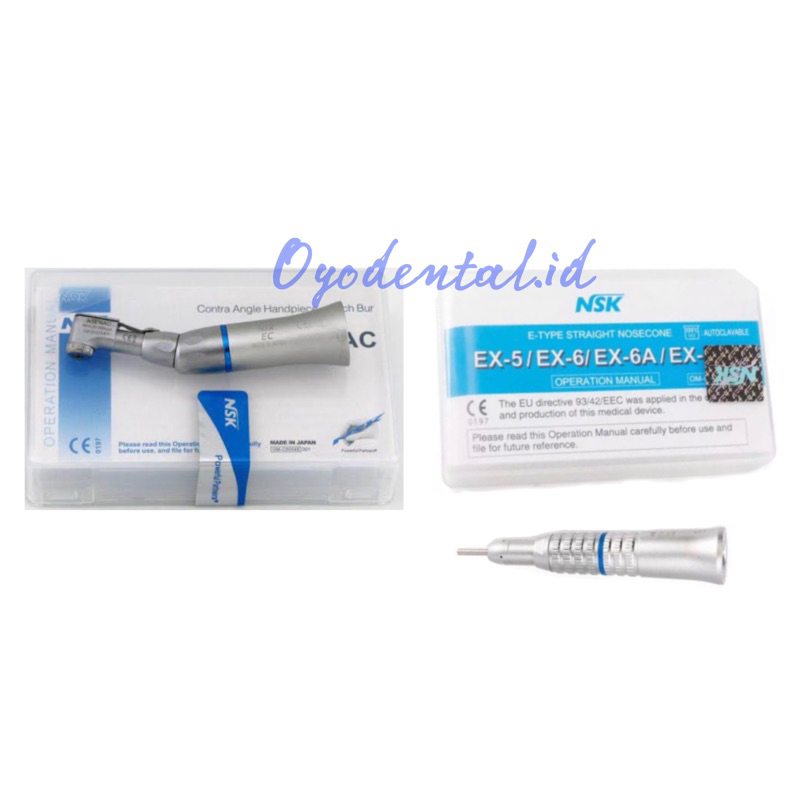 Jual Dental Handpiece NSK Low Speed Contra Angle dan Straight | Shopee ...