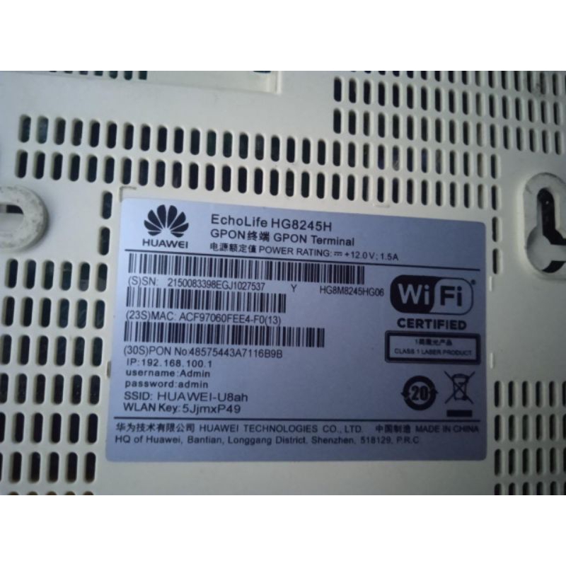 Jual modem ont huawei HG8145V5 & HG8245H | Shopee Indonesia
