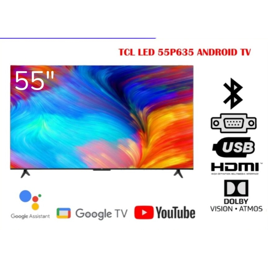 Jual TCL 55P635 SMART GOOGLE TV 55 INCH UHD 4K DOLBY AUDIO | Shopee ...