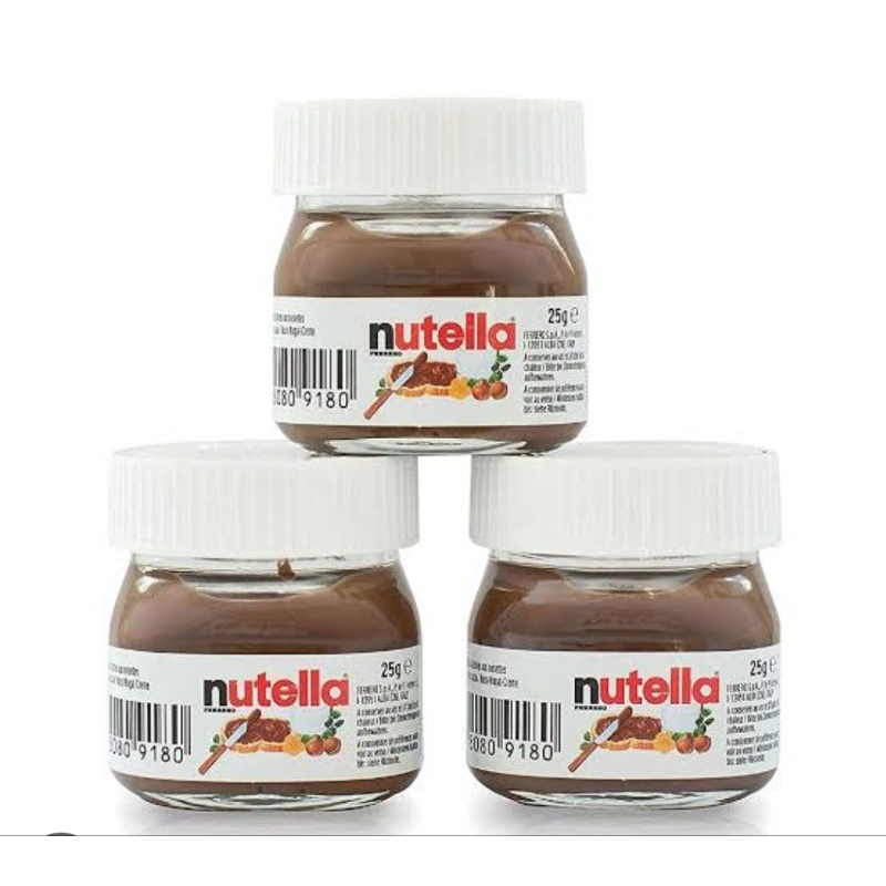 Jual Nutella Mini Jars/Mini Nutella Spread/Nutella 25 gr