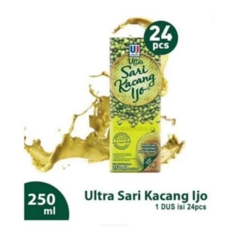 Jual Ultra Jaya Sari Kacang Ijo 250ml X 24 Pcs 1 Karton Shopee