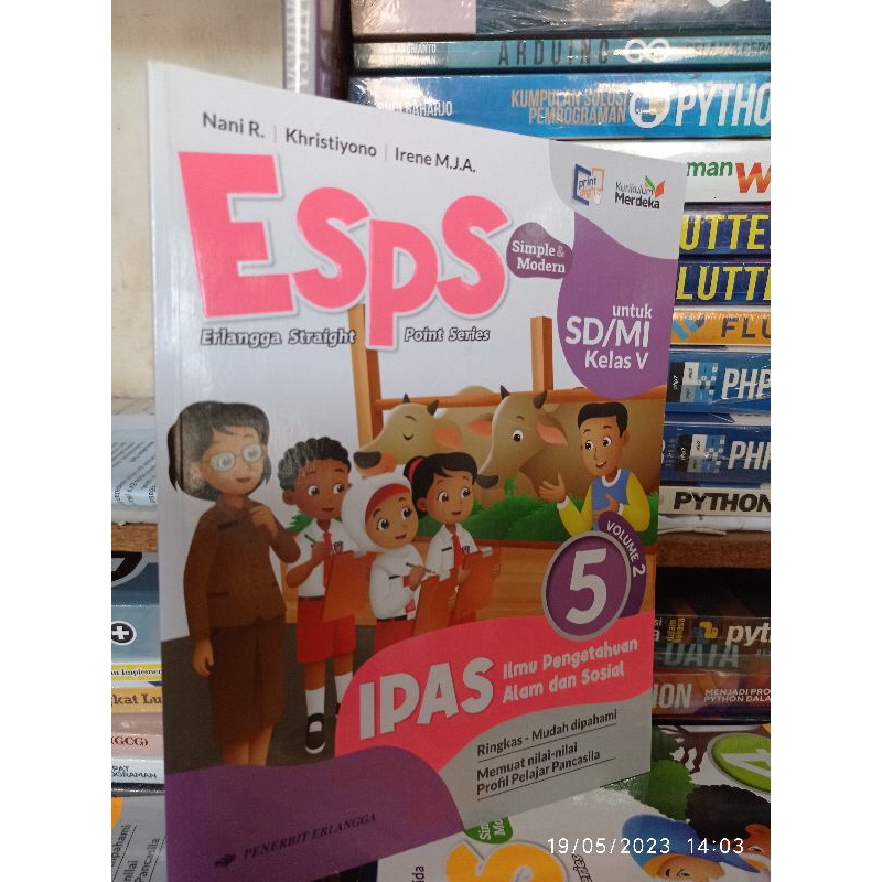 Jual ESPS IPAS Kelas 5 Volume 2 Sd Kurikulum Merdeka Penerbit Erlangga ...