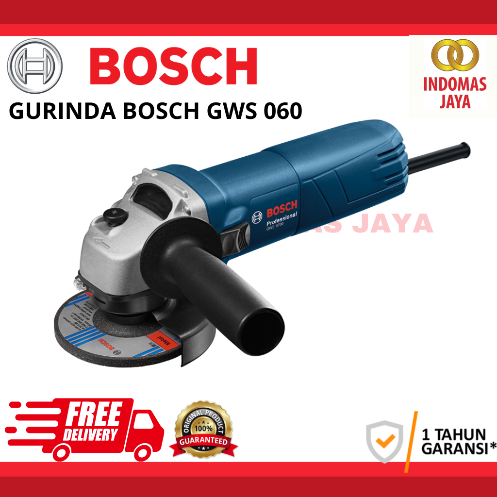 Jual Mesin Gerinda BOSCH GWS 060 Gerinda Tangan 4 Bosch GWS060 BOSCH