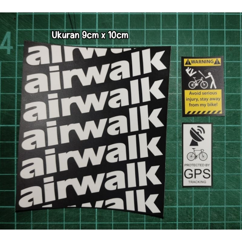 Jual Decal Decals Stiker Sticker Frame Fixie Airwalk Basic Bike Colony ...