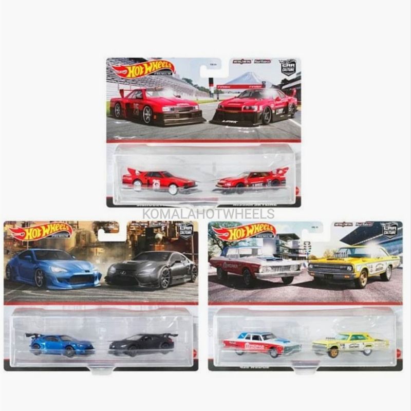 Jual Hot Wheels 2 Pack Premium Nissan LBWK Subaru Pandem | Shopee Indonesia