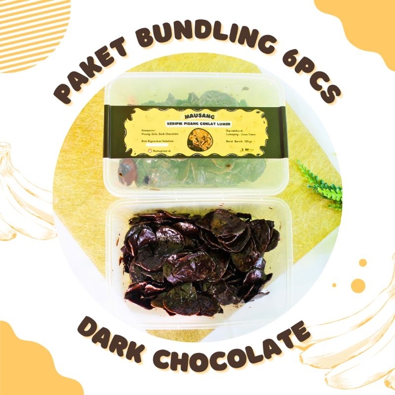 Jual Paket Bundling Pcs Mausang Kripik Pisang Coklat Lumer Khas