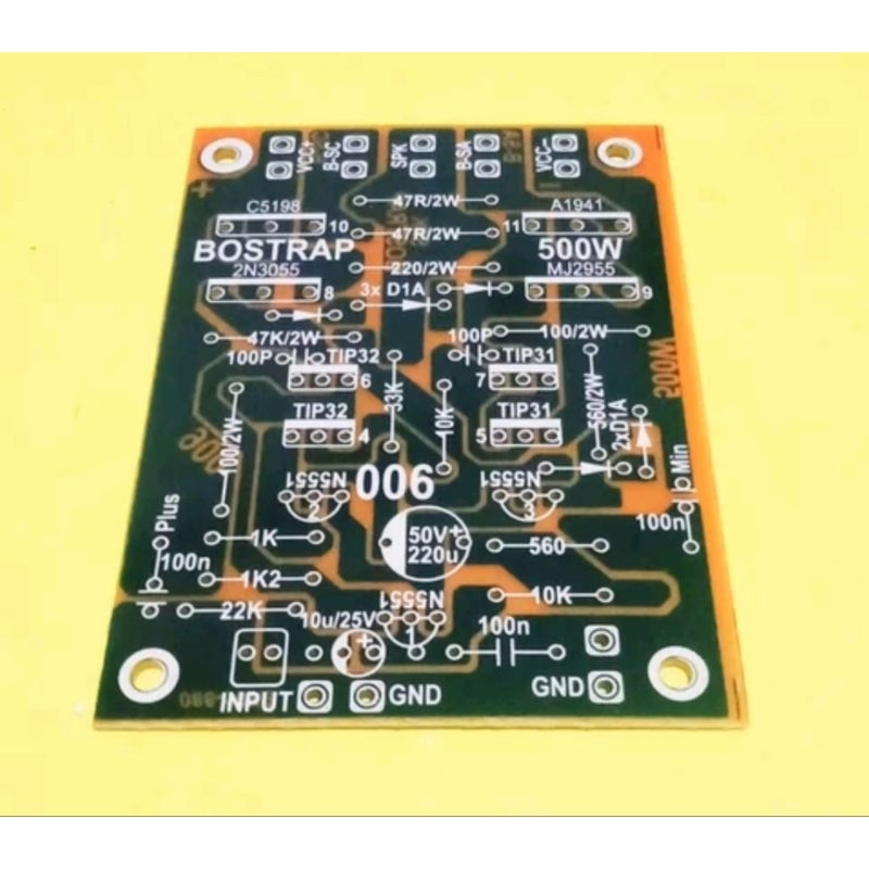 Jual pcb power bostrap 500w mono | Shopee Indonesia