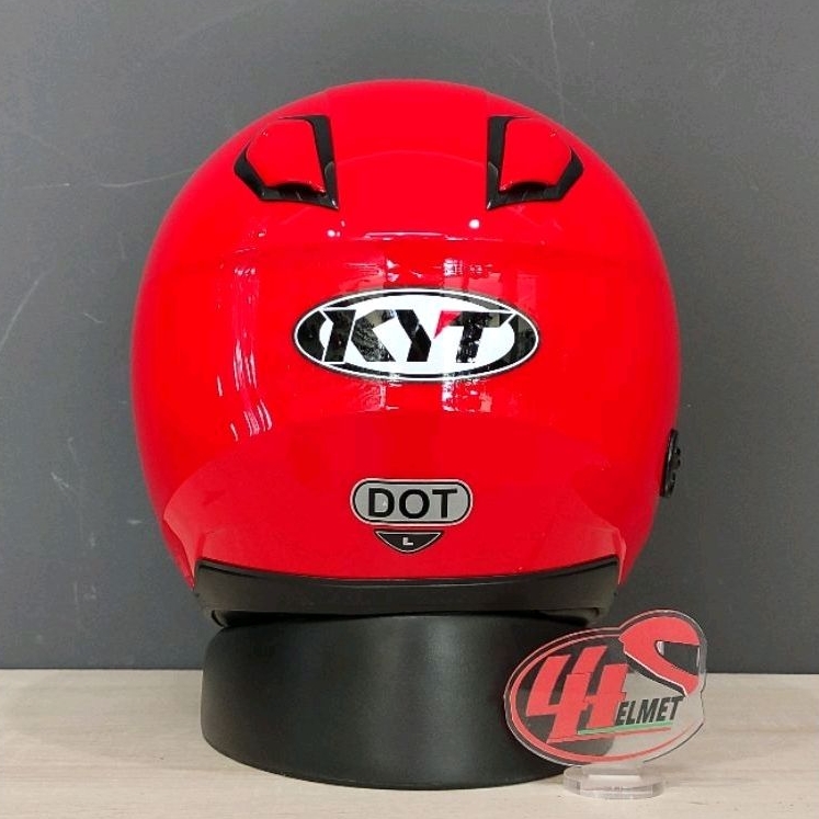 Jual KYT KYOTO SOLID FIRE RED | Shopee Indonesia