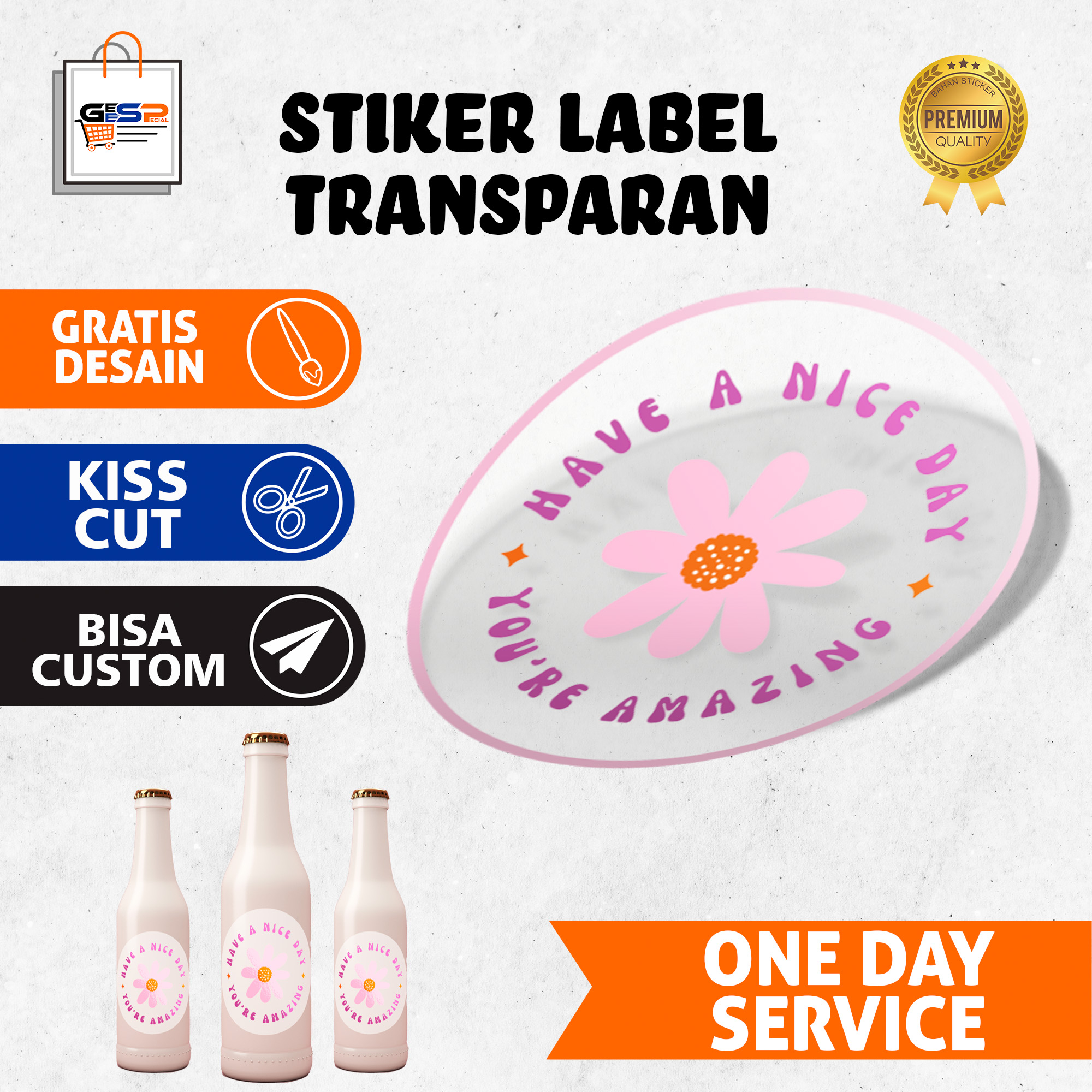 Jual Stiker Sticker Cetak Stiker Stiker Label Stiker Label Makanan Stiker Custom