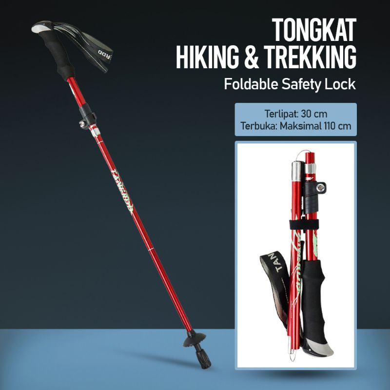 Jual Treking Pole Lipat Trekking pole Quick lock Treking Pole Lipat