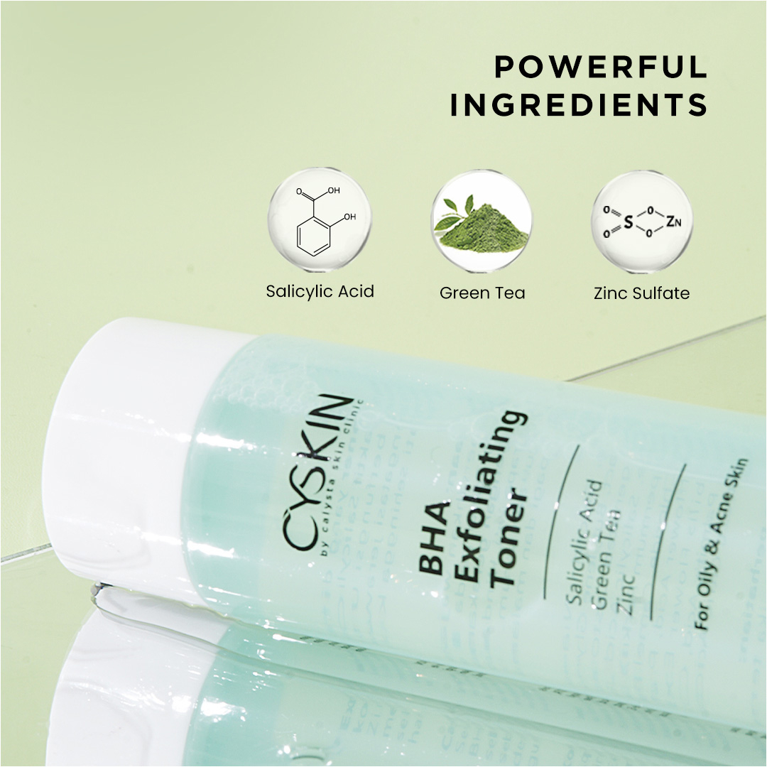 Jual CYSKIN Toner untuk Kulit Berminyak / BHA Exfoliating Toner Shopee Indonesia