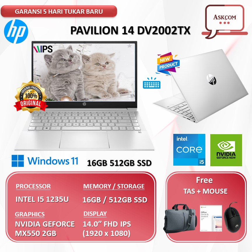 Jual Laptop Hp Pavilion Dv Tx Mx Gb I U Ram Gb Gb Ssd Ohs Fhd Ips W