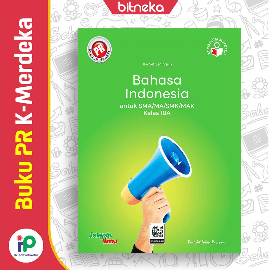 Jual Buku PR Interaktif Bahasa Indonesia SMA Kelas 10 Semester 1 ...