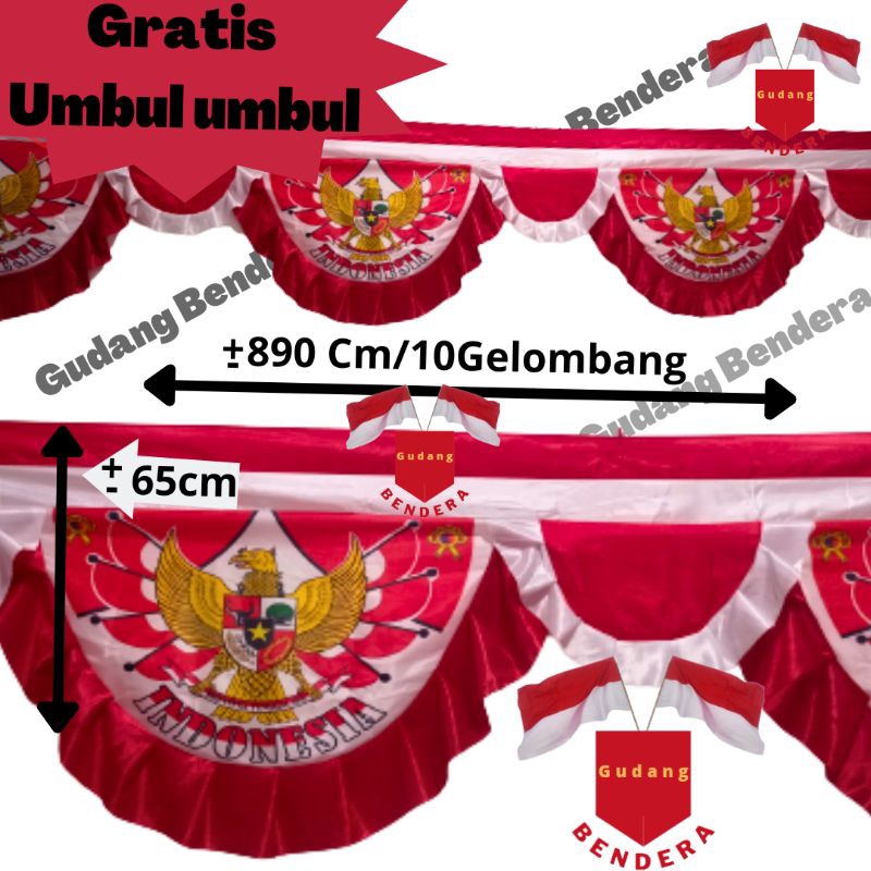 Jual Bendera Garuda Bendera Panjang Bendera Indonesia Bendera Merah