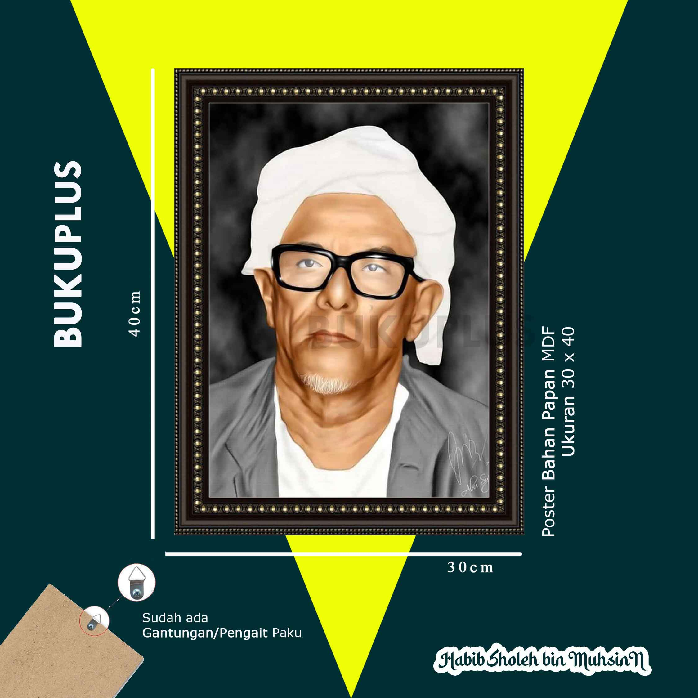 Jual Poster Habib Sholeh Tanggul - Ukuran 30 x 40 cm | Shopee Indonesia