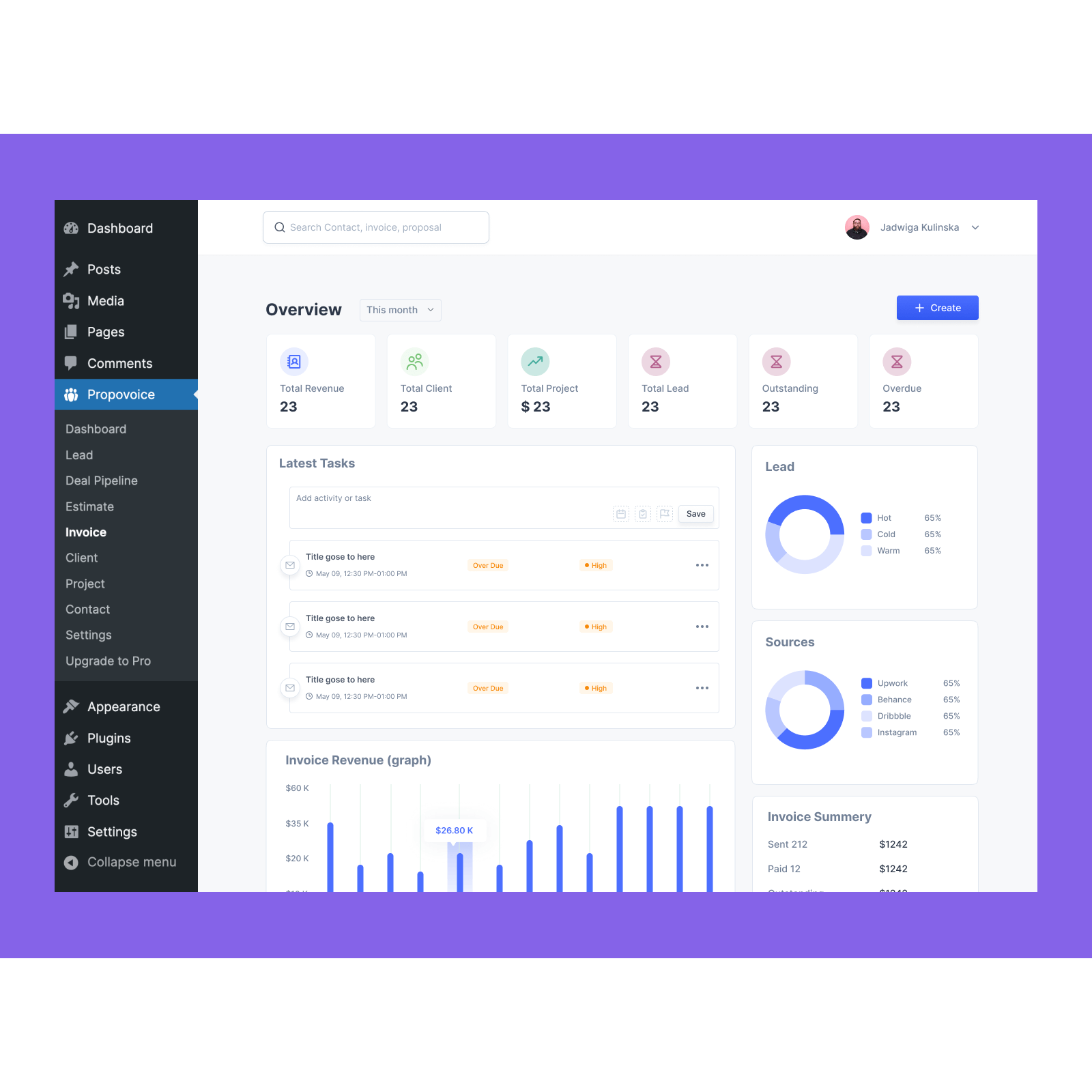 Jual Propovoice Pro – Best CRM & Invoicing Plugin Original Lifetime ...