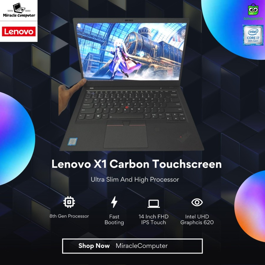 Jual Lenovo Thinkpad X1 Carbon 6th Gen Intel Core I7 Gen 8 RAM 16GB ...