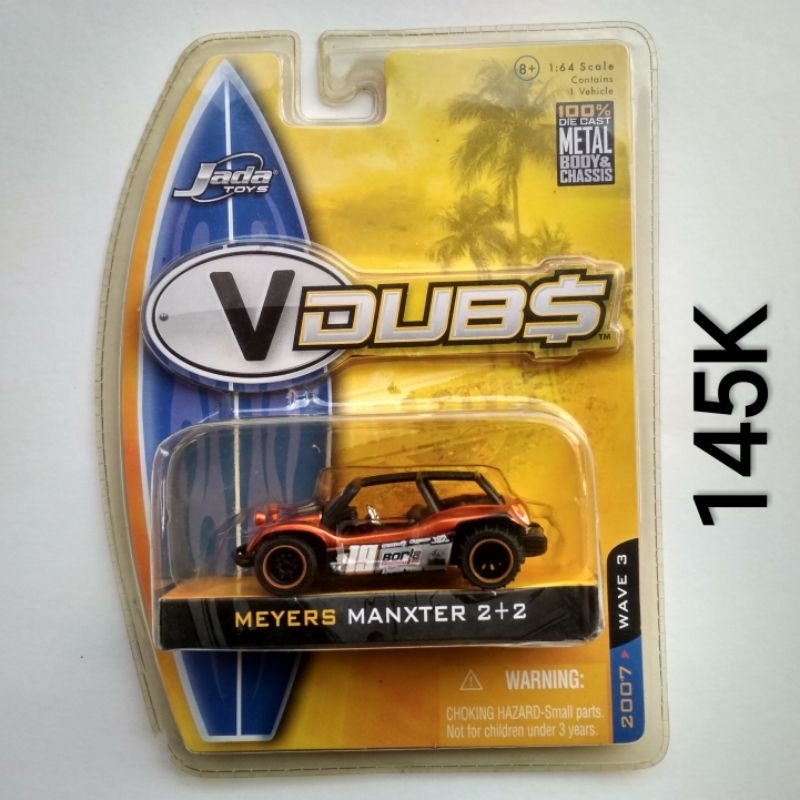 Modèle Réduit Jada Toys 1:64 Meyers Manxter 2+2 - Édition 2007 - Occasion